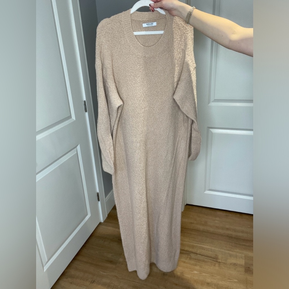 Smash + Tess beige/tan maxi dress